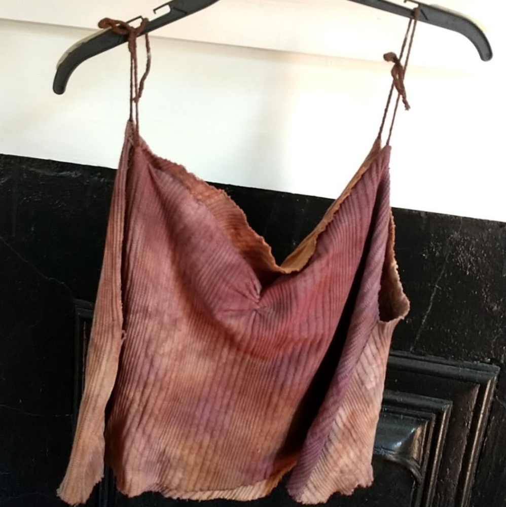 Organic bamboo thermal tank handmade